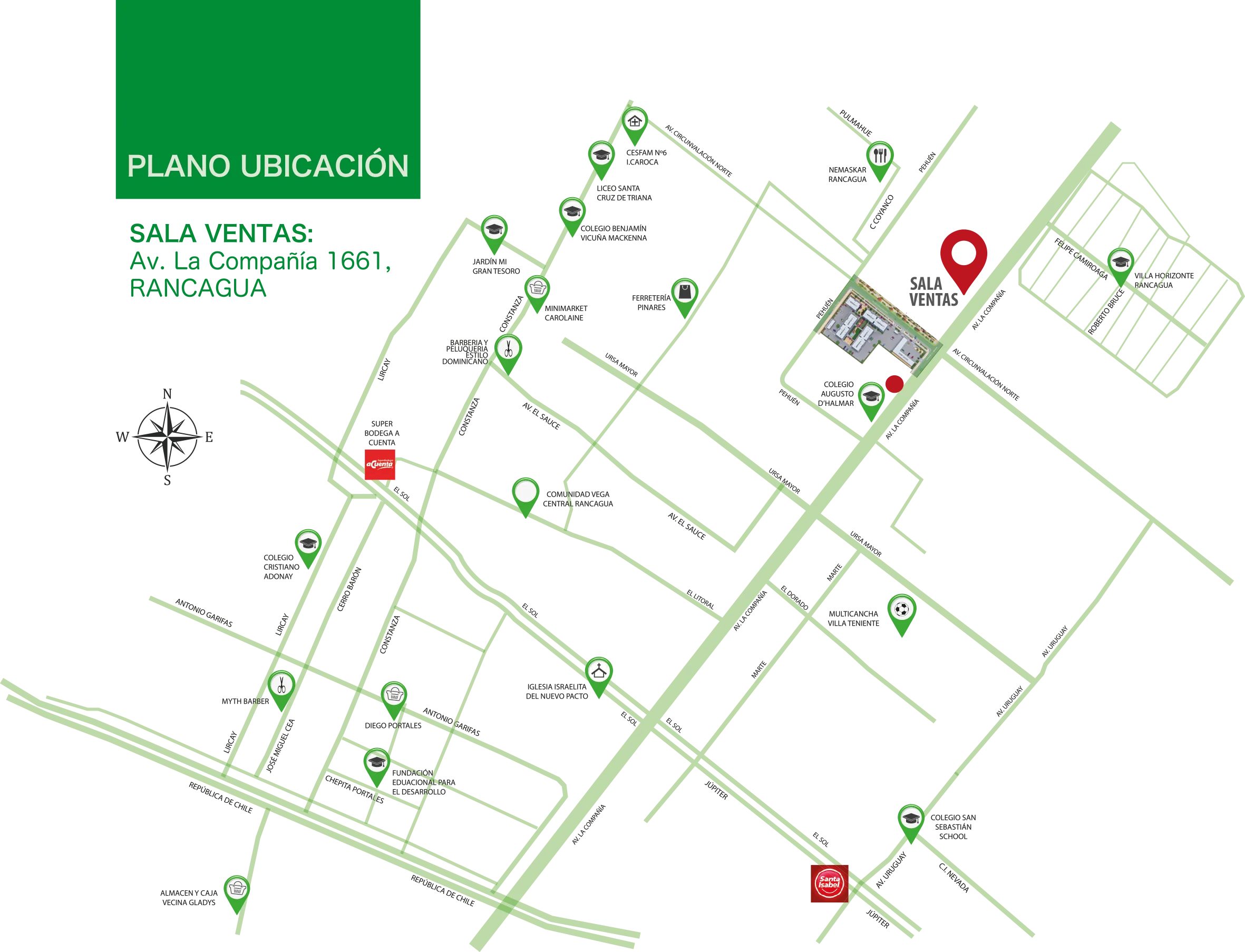 Ubicación de Parque Pehuén I